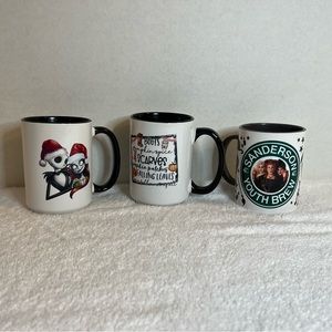 Fall mugs set of 3